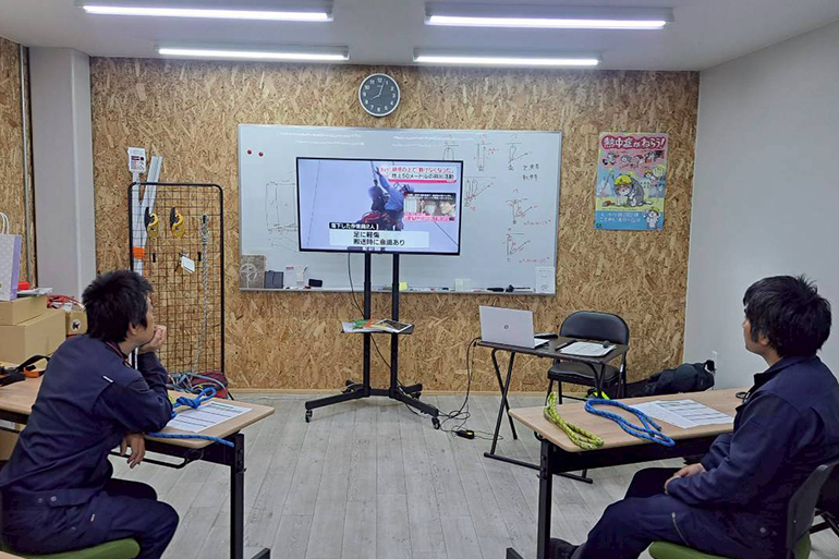 スタートアップ講習の様子