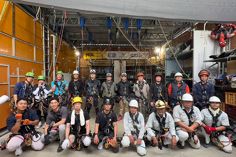 第43回ロープ高所作業特別教育　(一社日本ロープ高所作業協会認定）